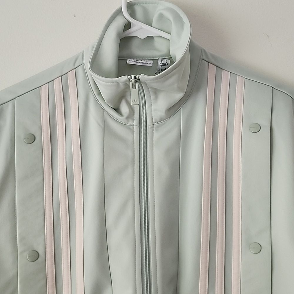 Adidas Originals Adibreak Neutral Court Track Jacket Mint Green Sage Small (27) - Picture 8 of 12